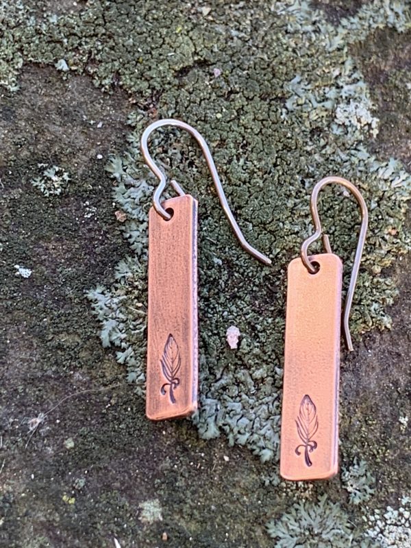 feather copper earrings scaled