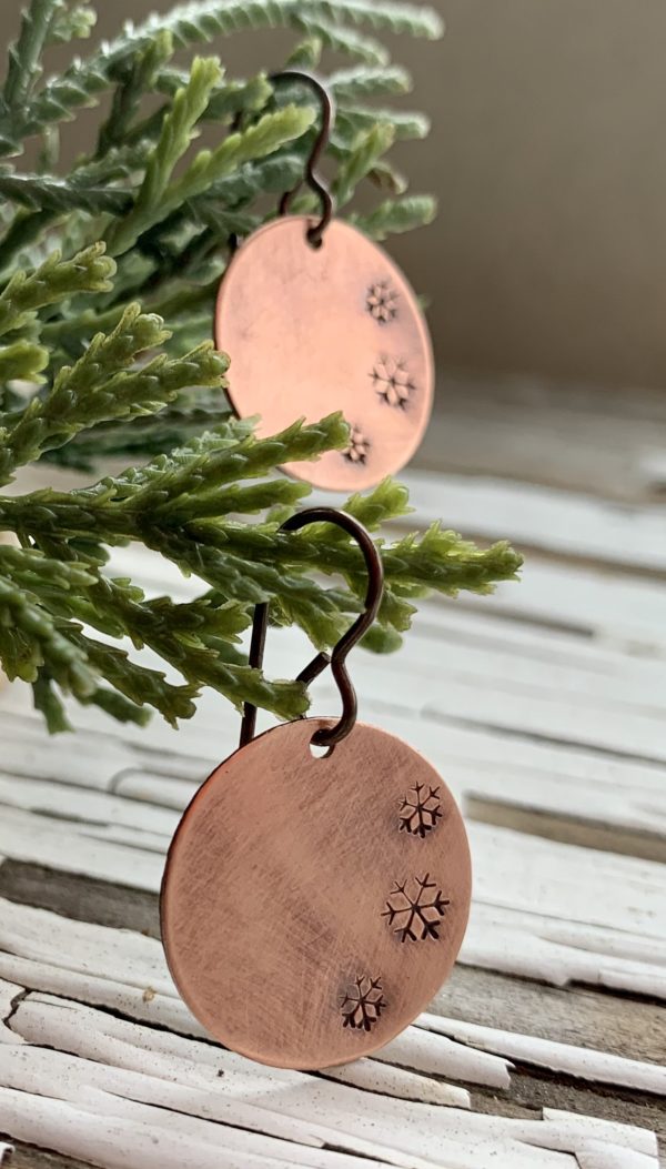 copper snowflake earrings 2 scaled