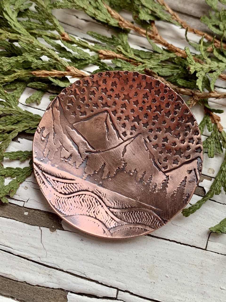 Copper deals trinket dish