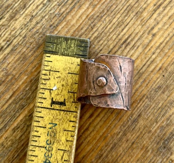copper riveted ring rondaxe size