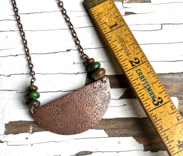 mossy stone copper and turquoise necklace size scaled